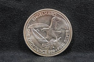 1985 Engelhard American Prospector One Troy Ounce Silver Coin