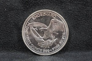 1985 Engelhard American Prospector One Troy Ounce Silver Coin