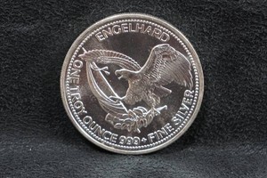 1985 Engelhard American Prospector One Troy Ounce Silver Coin