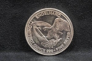 1985 Engelhard American Prospector One Troy Ounce Silver Coin