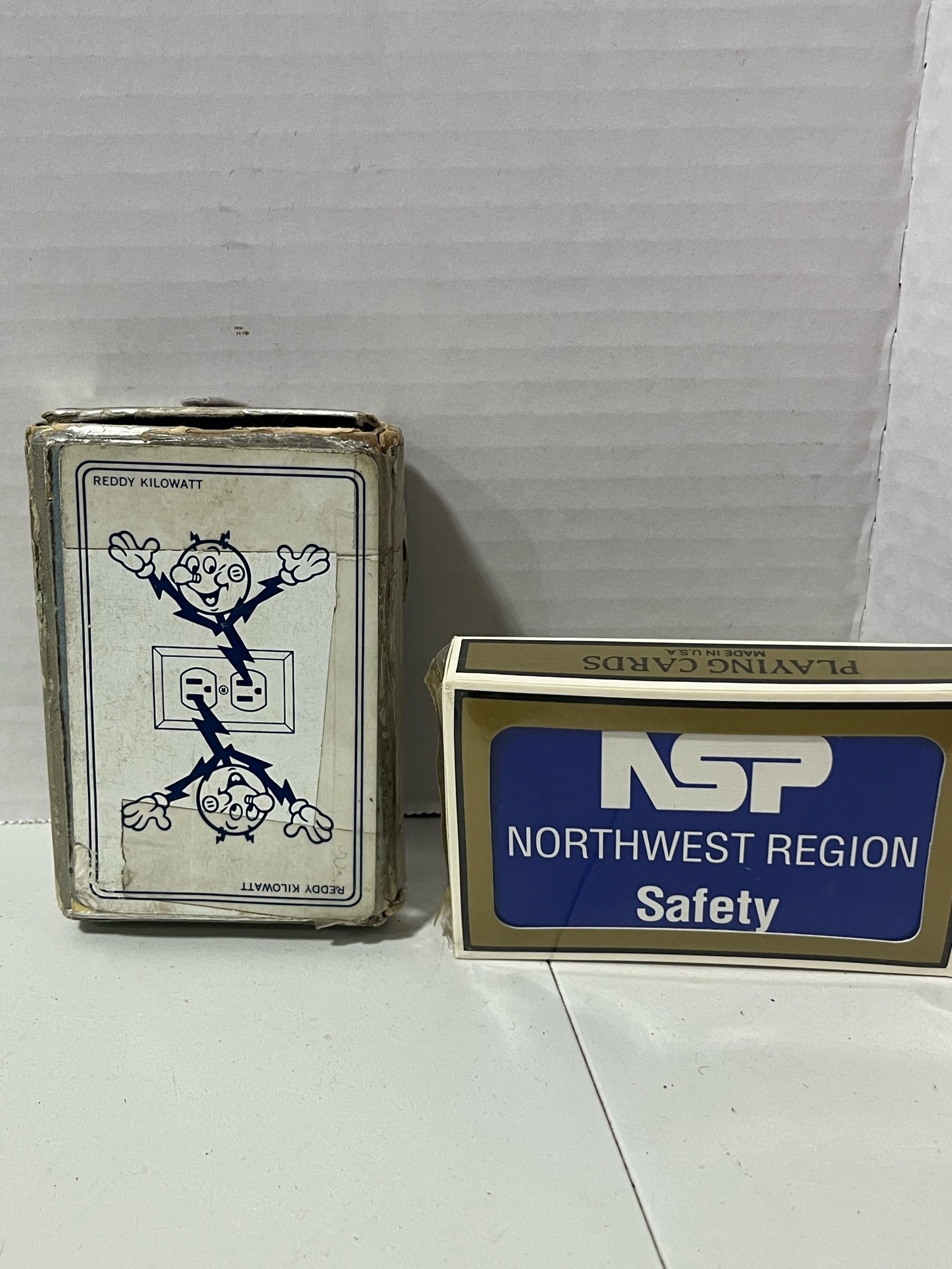 Vintage Reddy Kilowatt Playing Cards and Unopened Set of NSP Playing Cards