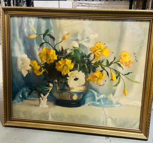 Beautiful Print by Elmer W Greene Harmony 33 X 28