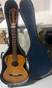 Vintage Framus Modl 52 Parlor Style Classical Acoustic Guitar w Case