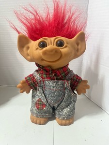 Vintage Uneeda Wishnik Farmer Troll Doll