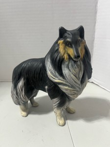 Beautiful Ceramic Collie Dog Figurine