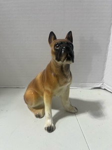 Ceramic Boxer Dog Figurine