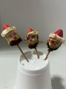 Antique Spun Cotton Santa Claus Topper Picks