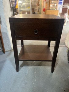 Cute Vintage Wooden Side Table with Drawer 23 X 16