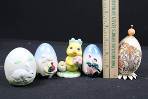 Easter Egg Figurine Assortment (Lot of 5)