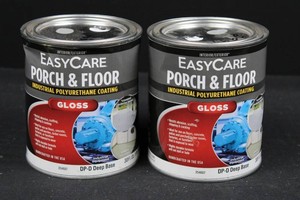 EasyCare Porch & Floor Polyurethane Coating DP-D Gloss (Lot of 2)