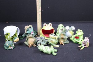 Frog Figurines & Frog Mug
