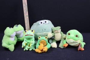 Assorted Plush Frog Toys