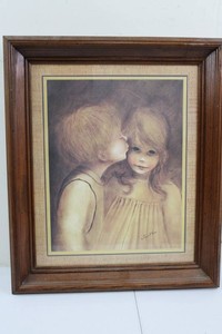 Margaret Kane Framed Children Portrait Print - 20 X 17