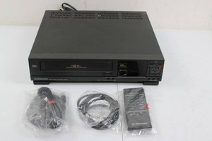 Emerson VCR765 VHS VCR With Remote and Cables
