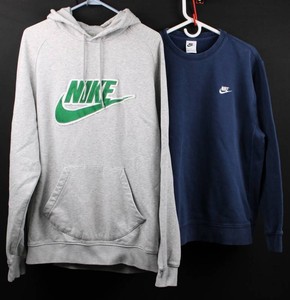 Nike Hooded Sweatshirt & Crewneck Pullover (Lot of 2)