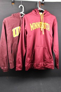 Minnesota & Bulldog Collegiate Hoodies (Lot of 2)