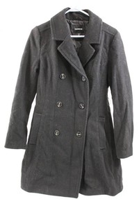 Express Womens Black Peacoat Size S - 33 in Length