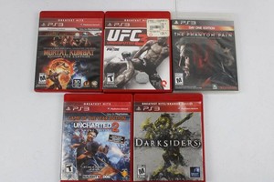 PlayStation 3 Mortal Kombat, UFC & Uncharted Mixed Lot