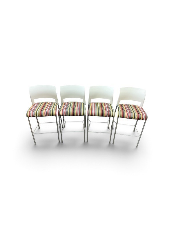Set of 4 Steelcase Move Bar Stools Retail Price $699