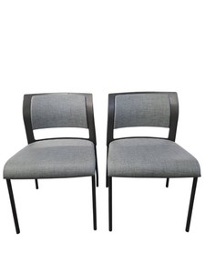 Set of 2 Steelcase Move armless chairs Retail price $599 each