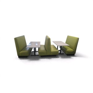 Contemporary Benches & Table Set Perfect for a Lunchroom  Cafe  Coffee Shop Valued at $5999