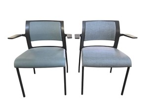 Set of 2 Steelcase Move Side Chair with Arms