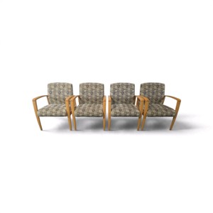 4 Krug Jordan Guest Armchair, specifically designed for commercial and healthcare environments