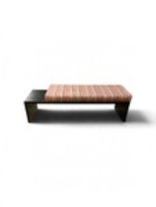 Modern Low-Profile Wooden Bench