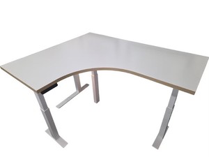 Knoll L-shaped adjustable power sit-stand desk