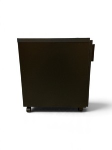 Compact Mobile Locking IT, Network, or Multi-Media Storage Cabinet