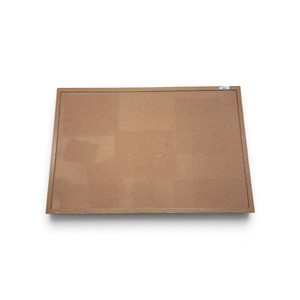 Cork board with wooden frame