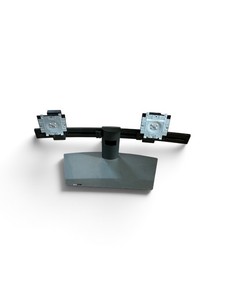 desktop stand designed to hold up to two monitors