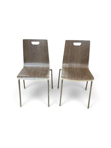 modern wood stacking chair
