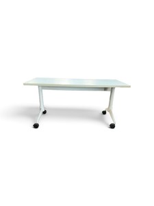 white portable trainingconference desk