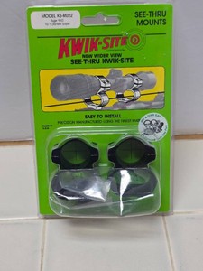 ruger 1022 raised scope rings kwik site new