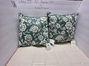 Red shed outdoor throw pillows lot of 2 new with tags