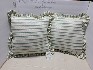 Red shed outdoor throw pillows lot of 2 new with tags