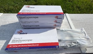 5-met source, nurses stethoscope, single head brand new