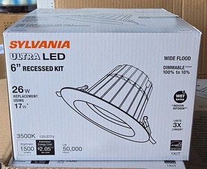 Sylvania ultra led 6 recessed kit