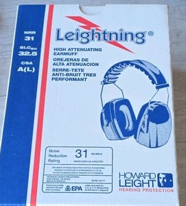 Leightning high atenuating earmuffs