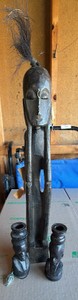 Wood carving hand-painted
