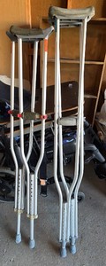 2 sets of crutches