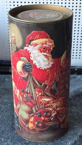 Vintage Christmas tin