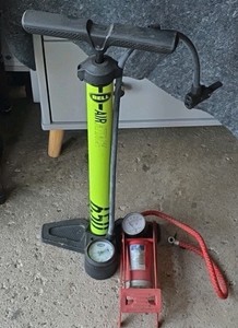 Lot of bike pumps
