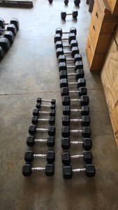 Rogue Light Dumbbell Set 5-50 lb