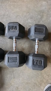 Rogue 70 lb Dumbbell Pair #1