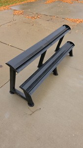 PAPABABE Dumbbell Rack - Two Tier #1