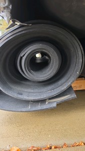 Rubber Gym Flooring Roll - Approx. 59 ft x 49-34 in #12
