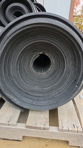 Rubber Gym Flooring Roll - Approx. 59 ft x 31-34 in