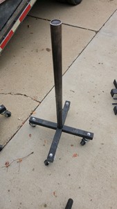 Plate Stand on Wheels #1